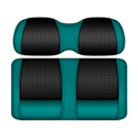 DoubleTake Clubhouse Front Cushion Set, Club Car DS New Style 00+, Black/Teal