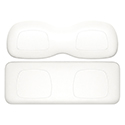 DoubleTake Classic Rear Cushion Set, E-Z-Go RXV/TXT 96+, Club Car DS, White