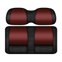DoubleTake Veranda Seat Pod Cushion Set, Club Car Precedent 04+, Black/Burgundy