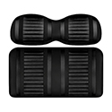 DoubleTake Extreme Seat Pod Cushion Set, E-Z-Go RXV 08+, Black/Black