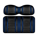 DoubleTake Extreme Seat Pod Cushion Set, Club Car Precedent 04+, Black/Navy