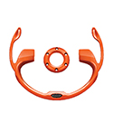 DoubleTake Pilot Steering Wheel Inserts, Universal, Orange