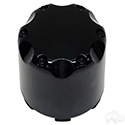 Center Cap, Gloss Black, Snap-In Style