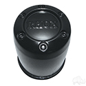 Center Cap, RHOX Black Plastic 2.65