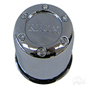 Center Cap, RHOX Chrome Plastic 2.65"