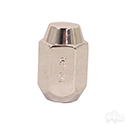 Lug Nut, Chrome Closed End Standard 1/2"-20, OD 3/4"