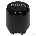 Center Cap, Black with Silver RHOX