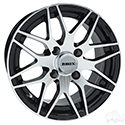 RHOX RX177, Machined Black, 13x6 Centered