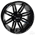 RHOX RX275, Gloss Black, 14x7, ET-25