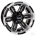 RHOX RX285, Machined Gloss Black, 14x7 ET-25