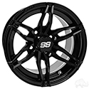 RHOX RX377, Gloss Black. 12x7 ET-25