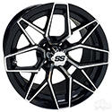 RHOX RX381, Machined Gloss Black, 14x7 ET-25